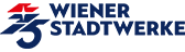 Wiener Stadtwerke Logo zum 75 Jahre Jubiläum