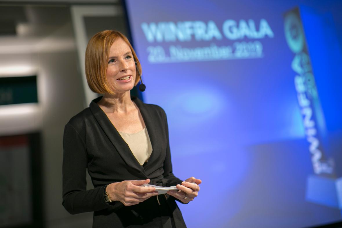 Christiane Wassertheurer moderiert die WINFRA-Gala der Wiener Stadtwerke
